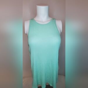 Free People Size XS-TP "Intimately" Mint Green Sleeveless Tank Top - Lightweight